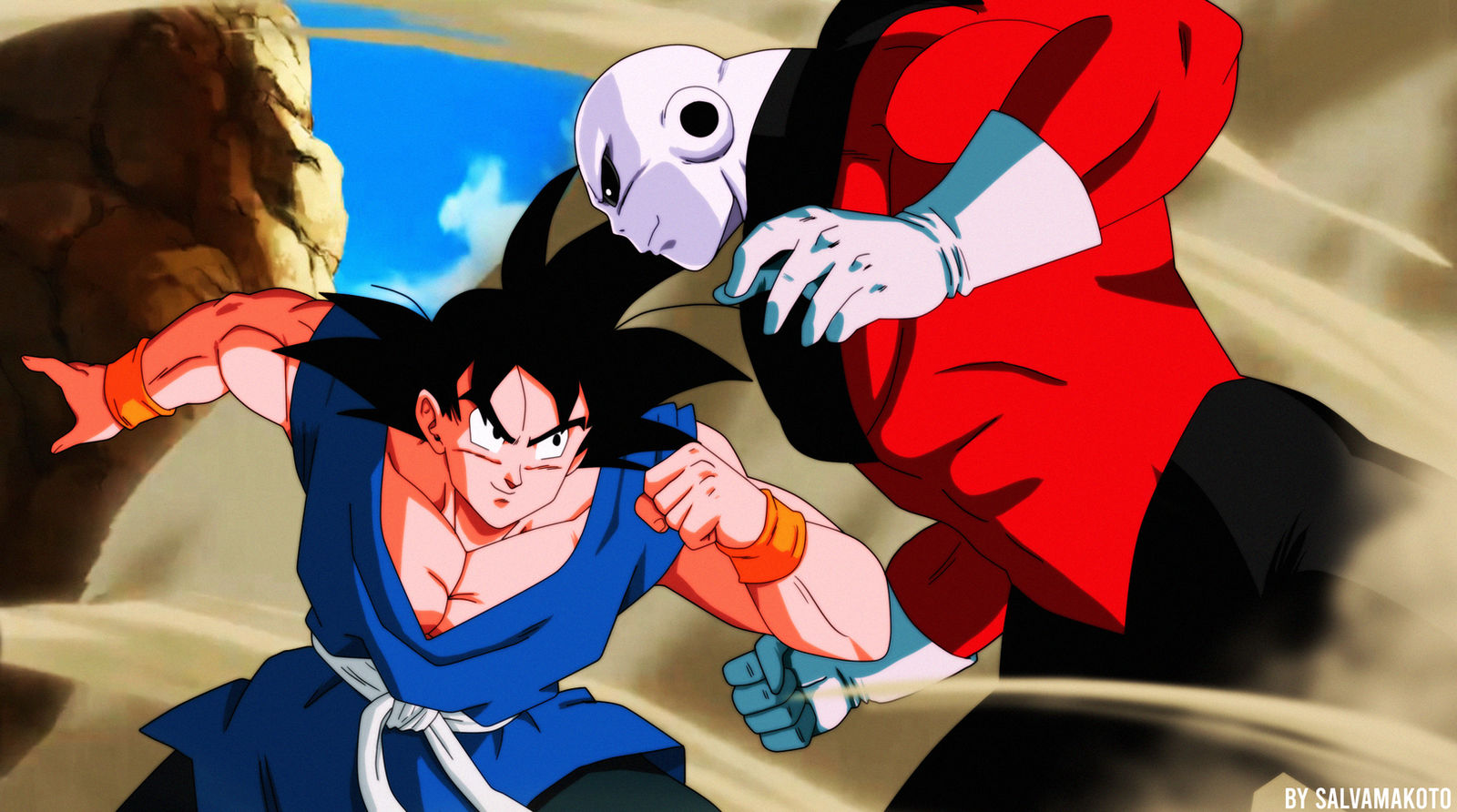 Goku vs Jiren by salvamakoto on DeviantArt