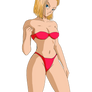 androide 18 bikini