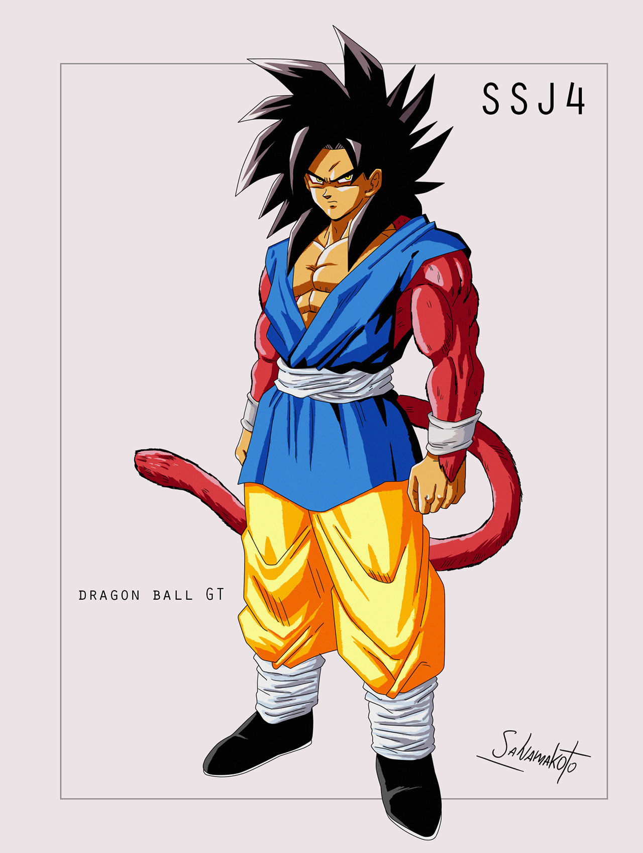 Son Goku Ssj4 By Salvamakoto On Deviantart