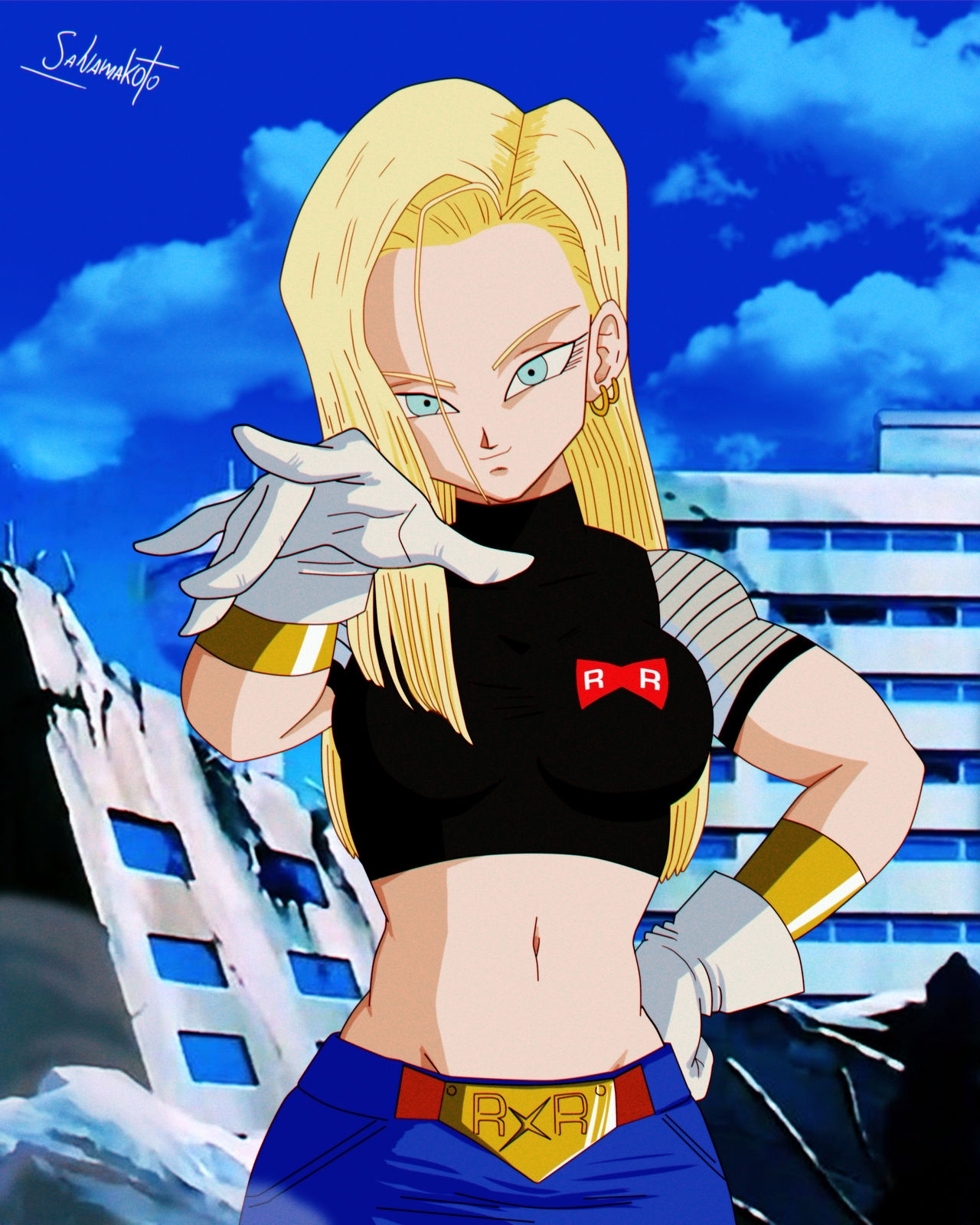 Android 18 R32 Super Androide 18 by salvamakoto on DeviantArt