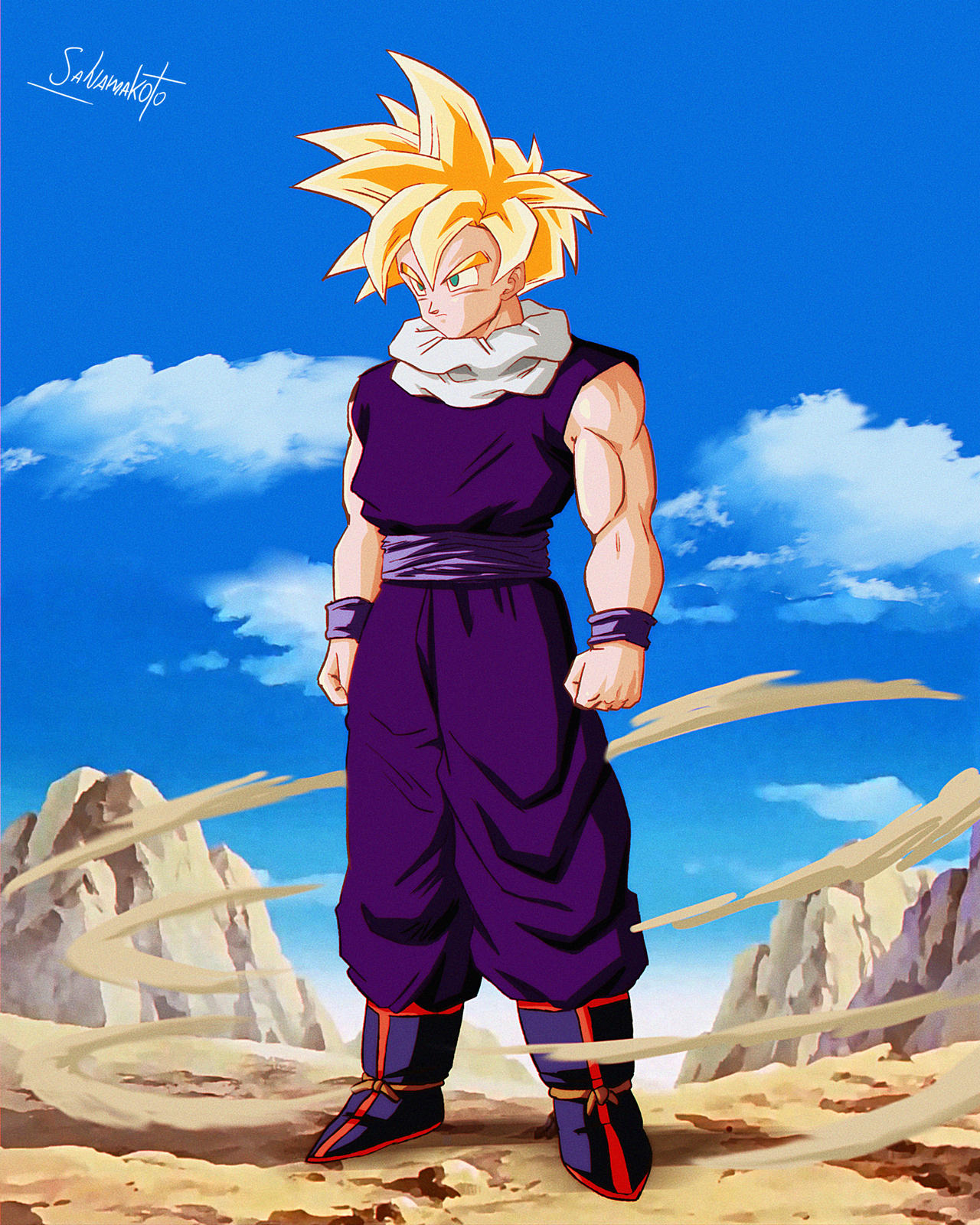 Commission 265 - Gohan by salvamakoto on DeviantArt