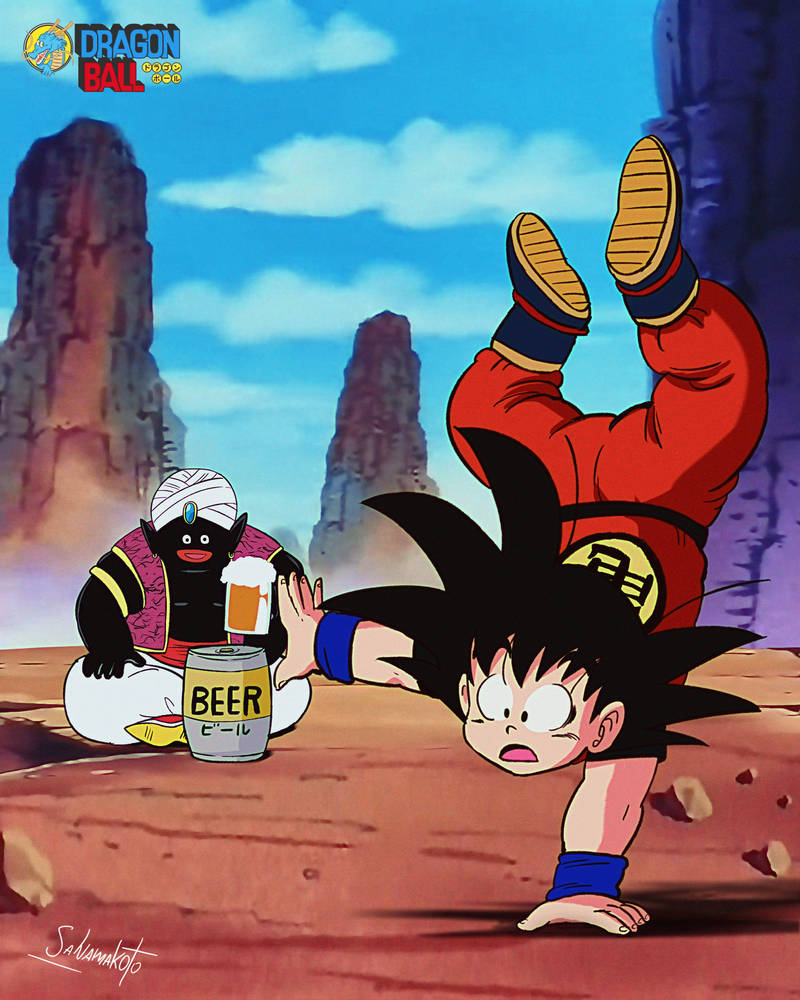 El Entrenamiento De Goku by salvamakoto on DeviantArt