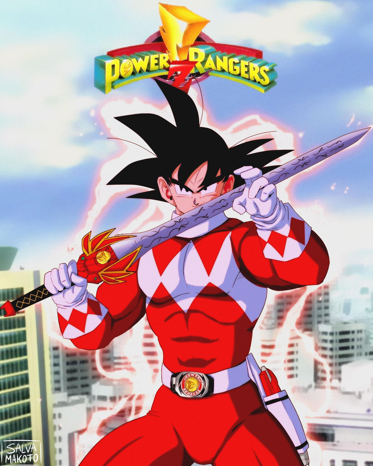 Goku Power Ranger by salvamakoto on DeviantArt