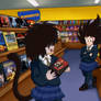 chicas en Blockbuster