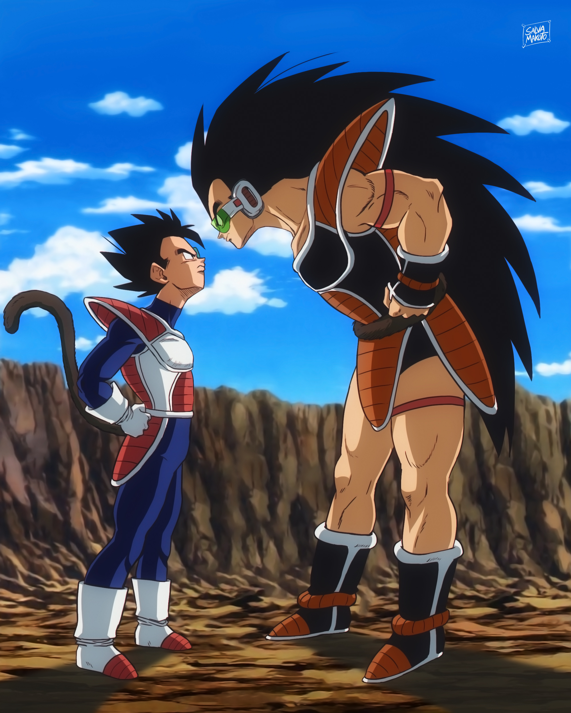 Radditz Good COM - Raditz Vs Tarble by salvamakoto on DeviantArt