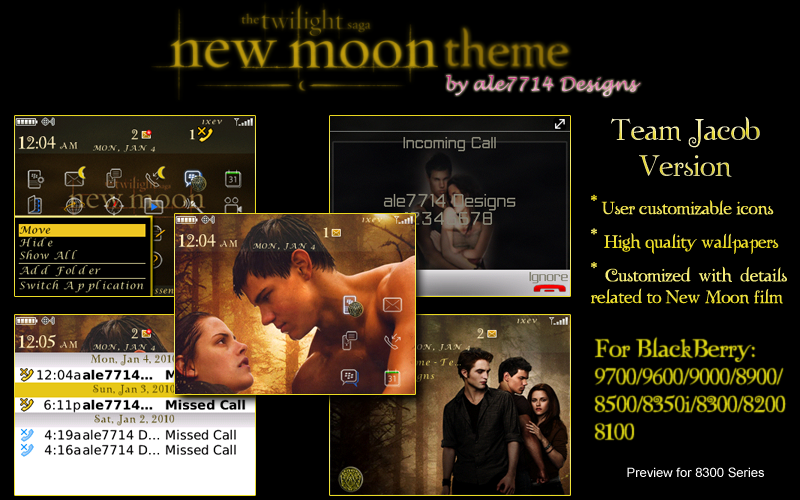 New Moon Theme - Team Jacob