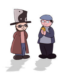 Private Eye and James Pinhead