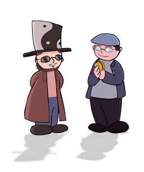 Private Eye and James Pinhead