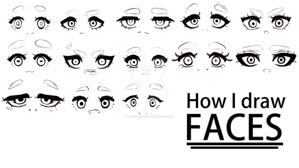 How I draw faces! CHIBI EDITON! by Lady-Pastel on DeviantArt