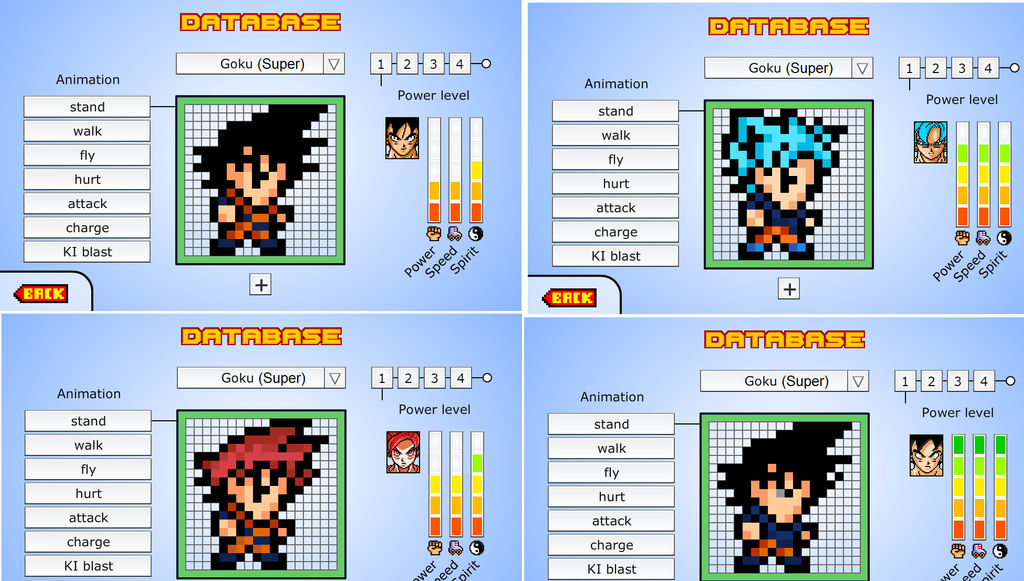 Goku Super fanmade dbz devolution by Master7X on DeviantArt