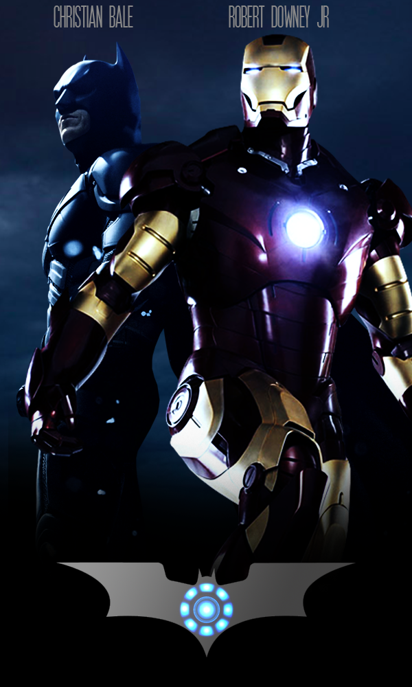 Batman vs Iron Man Movie Poster by KidsleyKreations on DeviantArt