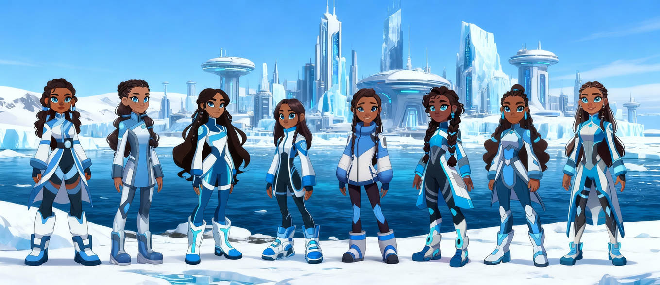 Avatar Inuit Ice Tribe Inuit girls from Antarctica and Sedna (1 by ...