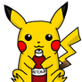 Pikachu Loves Ketchup