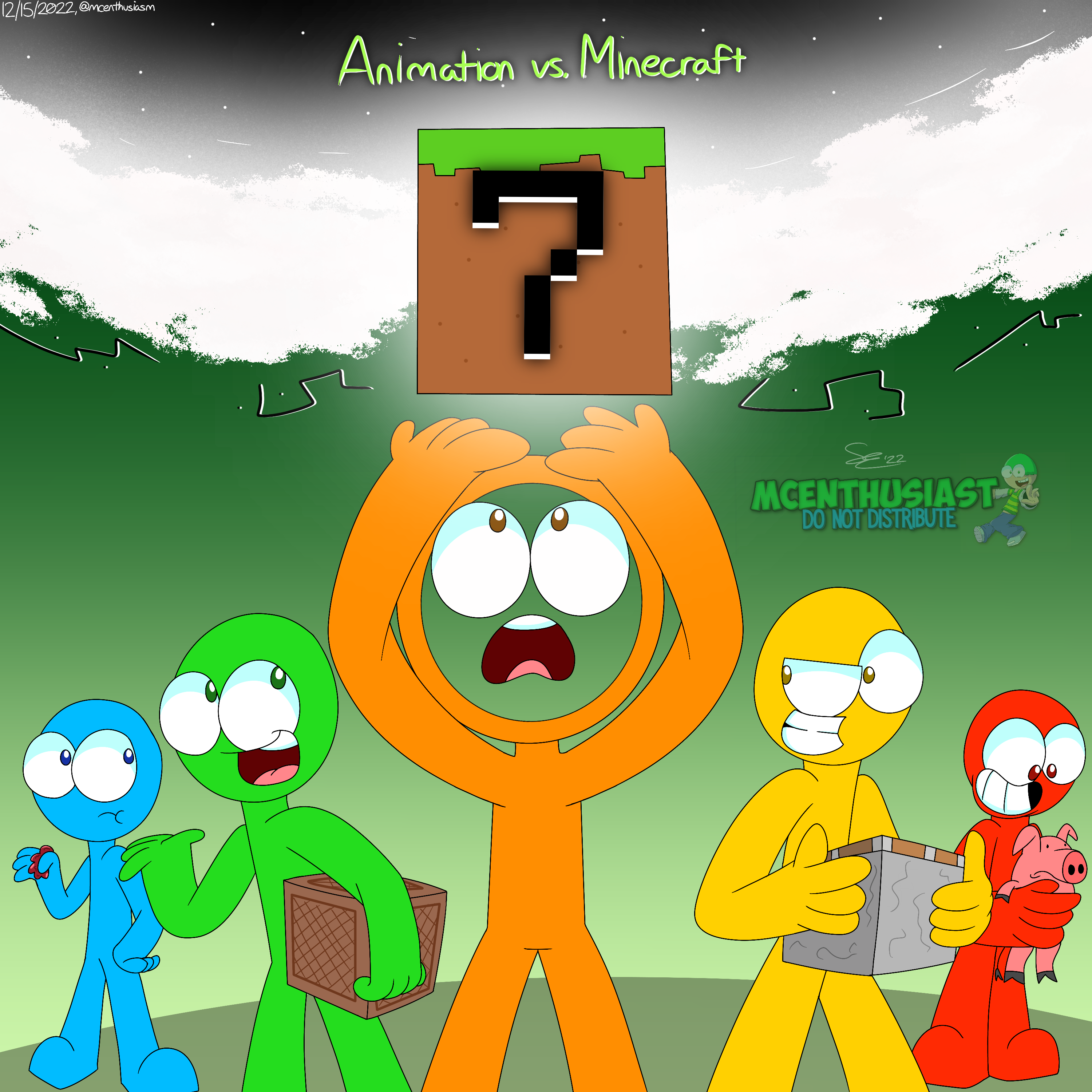 7 YEARS OF ANIMATION VS. MINECRAFT!! by MCEnthusiasm on DeviantArt