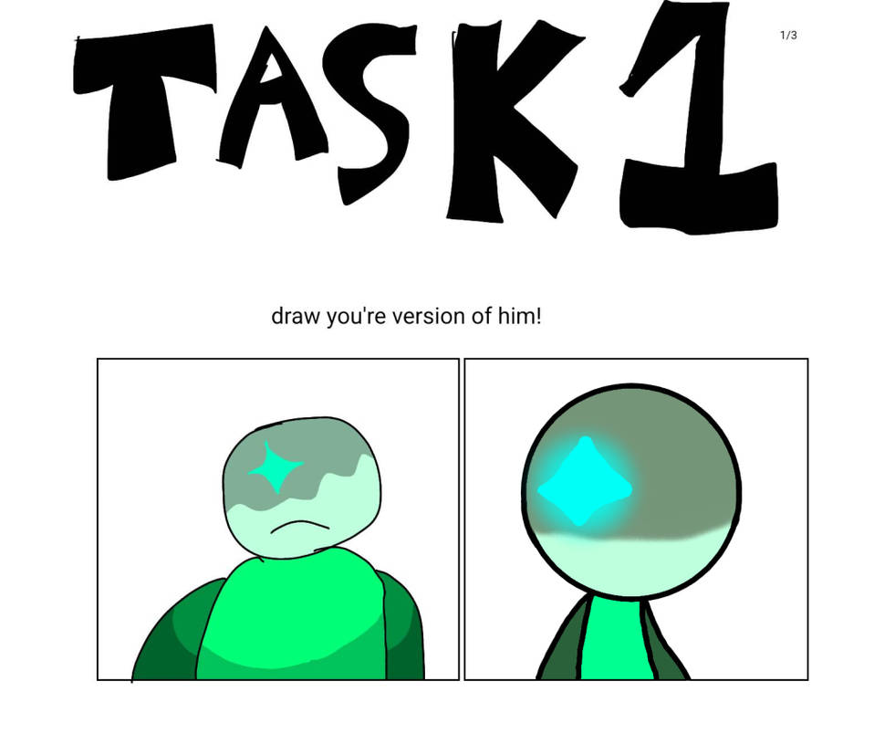 Ugliest Task. First task 1 is done by TheEclipseManThing on DeviantArt
