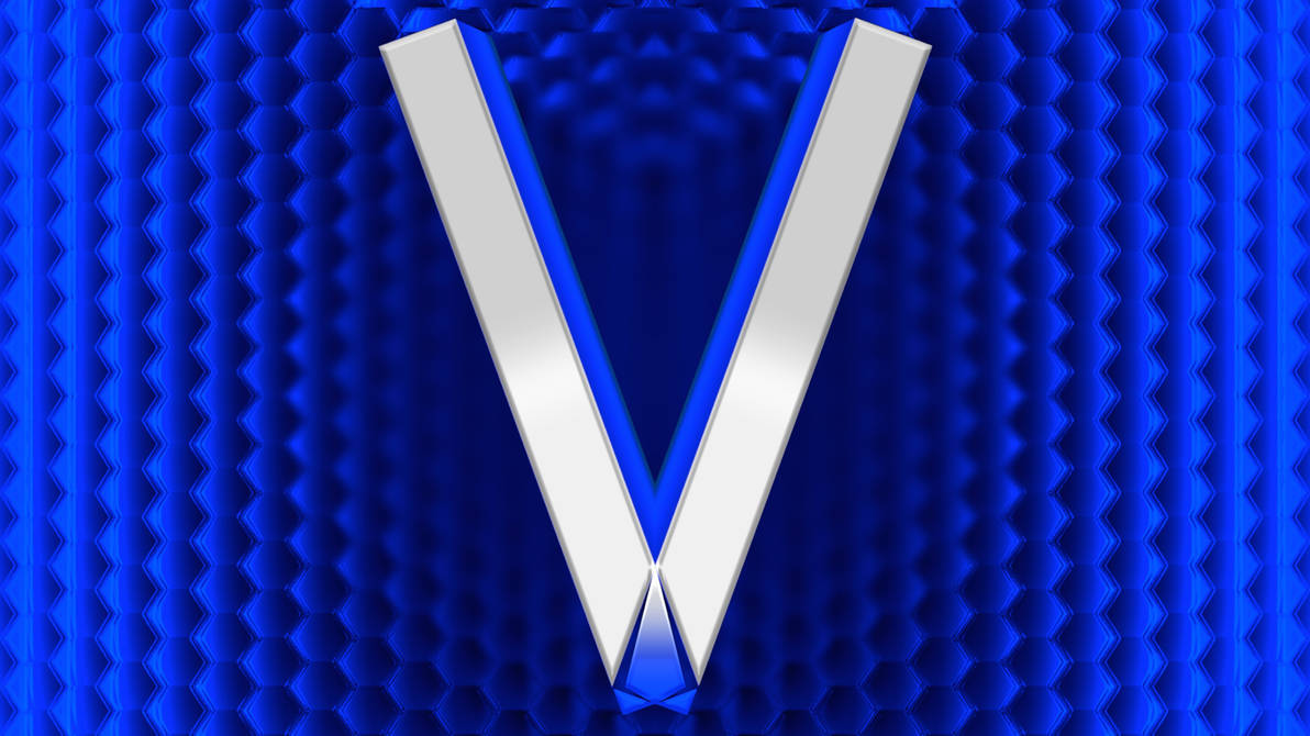 V Logo Blue (2) by Silvercat750 on DeviantArt