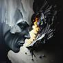Symbolic abstraction of inner conflict, contrastin