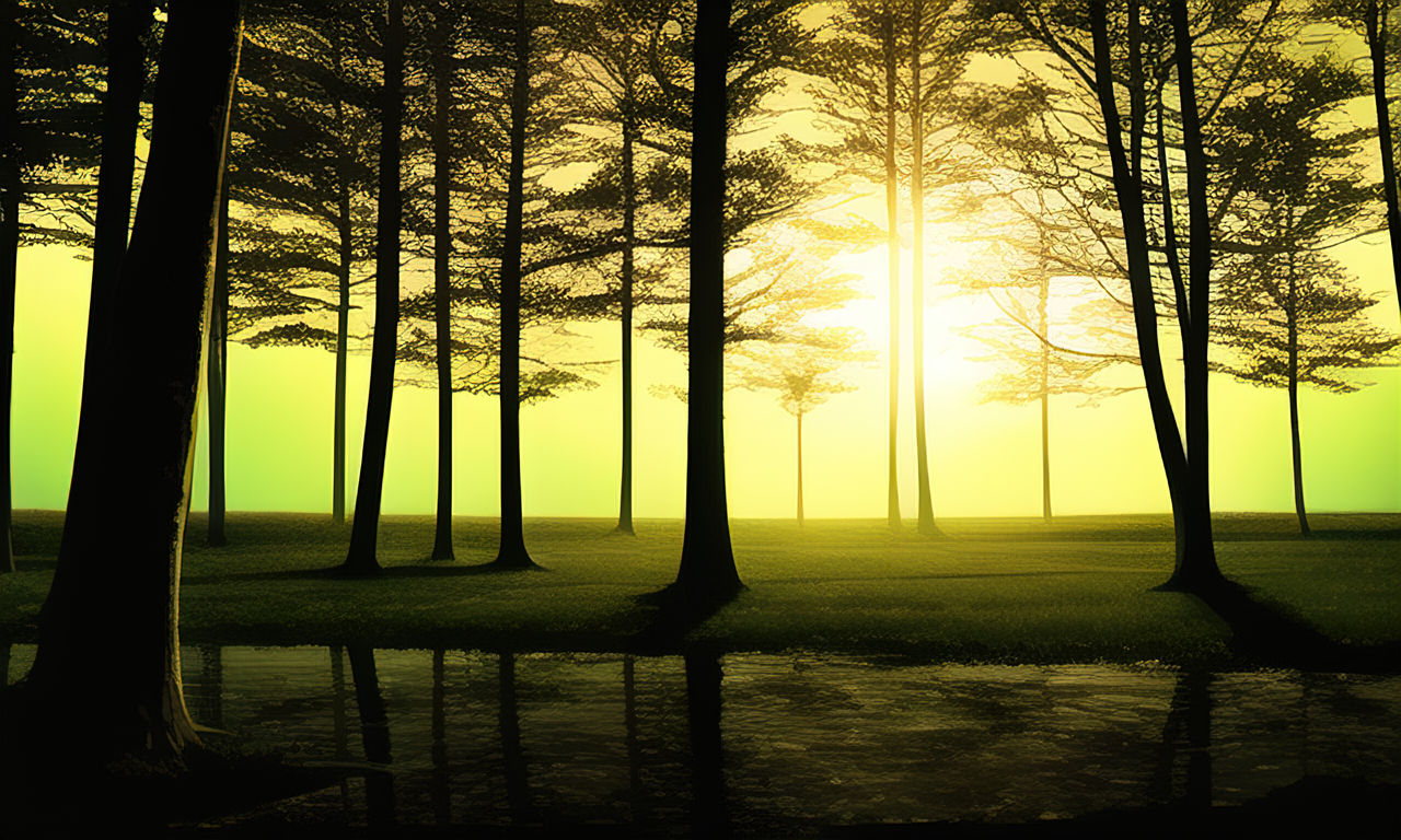 Sparse Forrest Landscapes: Sparse Forest by Ilmarinen-Shadowstar on DeviantArt