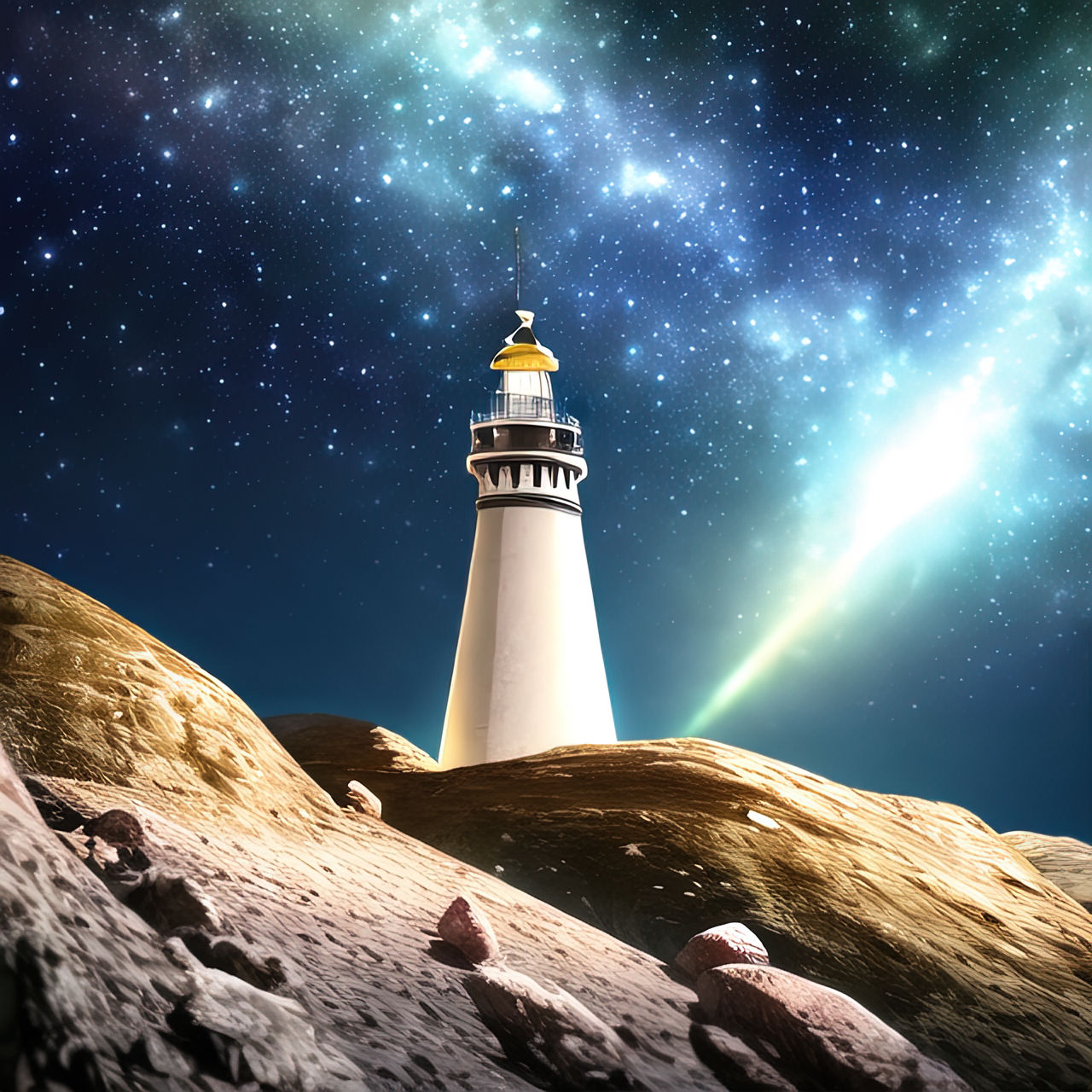 Scifi Scenes: The Cosmic Lighthouse by OCSassinakSuccubus on DeviantArt