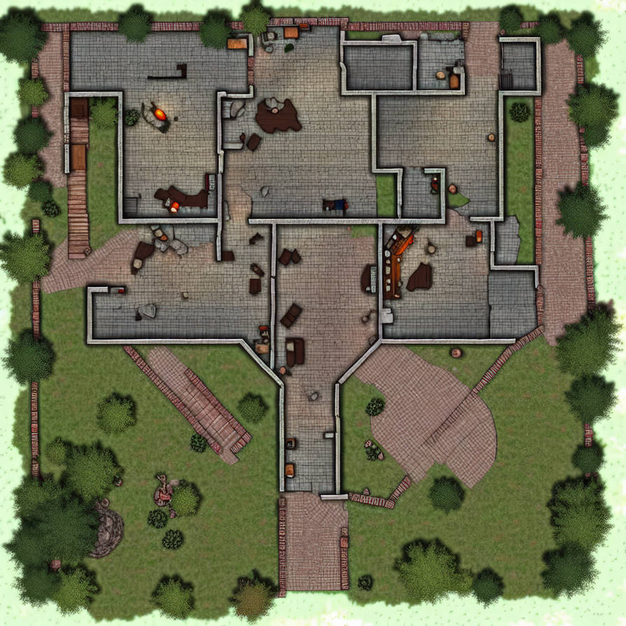 TTRPG battle map by Ilmarinen-Shadowstar on DeviantArt