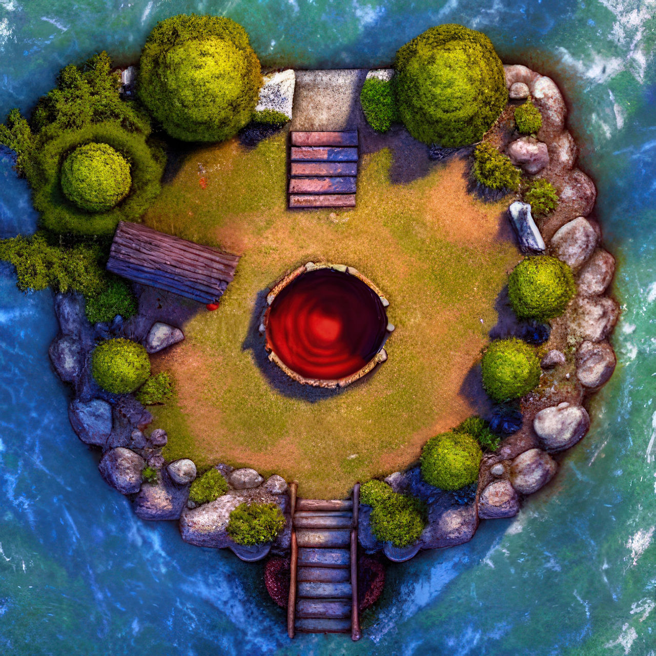 TTRPG battle map by Ilmarinen-Shadowstar on DeviantArt