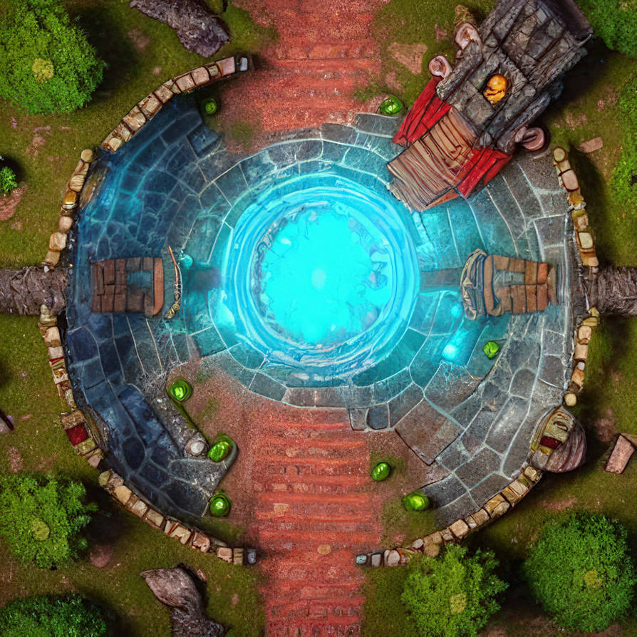 TTRPG battle map by Ilmarinen-Shadowstar on DeviantArt