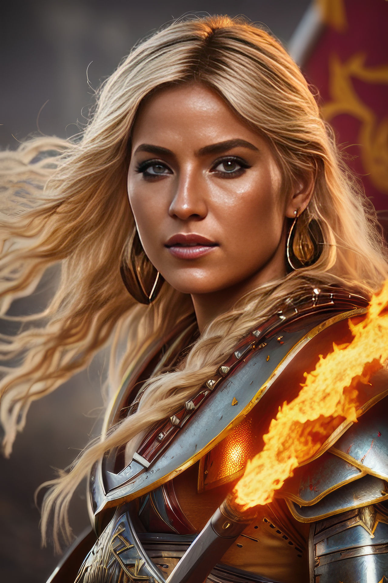 Riya Irla, Cleric of Sarenrae (Pathfinder RPG OC) by OCSassinakSuccubus