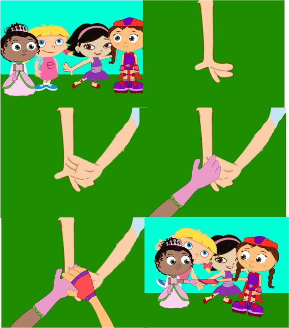 Le and Sw Girls Hand Stack Comic by relyoh1234 on DeviantArt