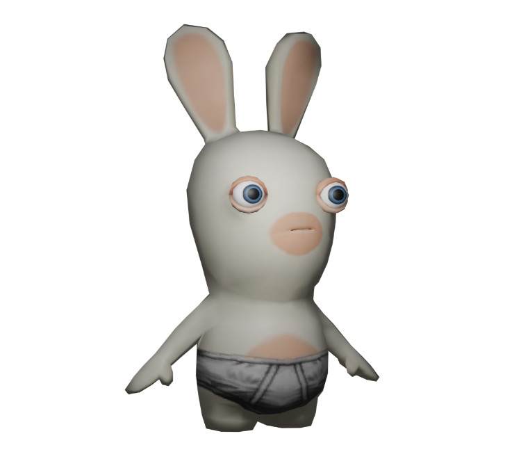 Raving Rabbids Travel In Time Wii Rabbid Model by relyoh1234 on DeviantArt