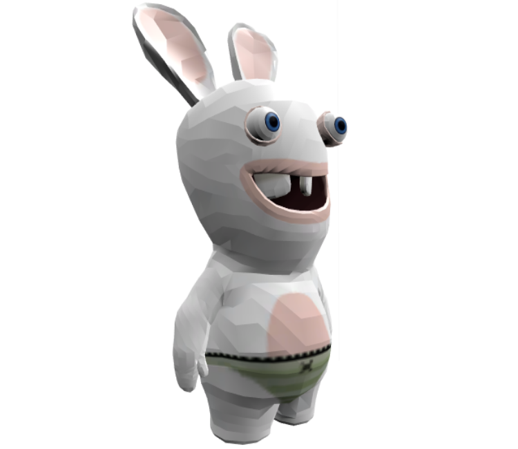 Rabbids Go Home Wii Rabbid Model by relyoh1234 on DeviantArt
