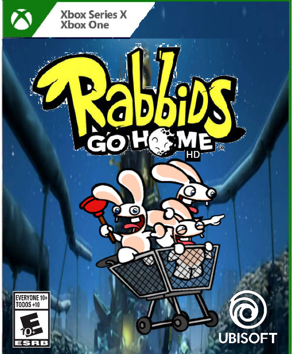 X Box Rabbits Rabbids Go Home HD Xbox One/Series X Cover by relyoh1234 on DeviantArt