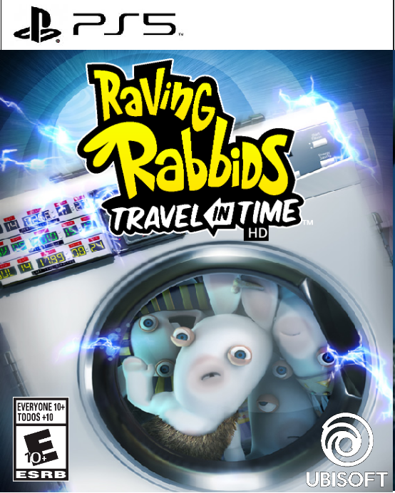 Raving Rabbids Travel in Time / Pokémon HeartGold and SoulSilver Map Poster