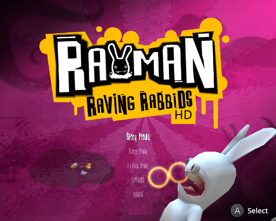 Ramon Raving Rabbit For Switches Rayman Raving Rabbids Hd Switch Title Screen by relyoh1234 on DeviantArt