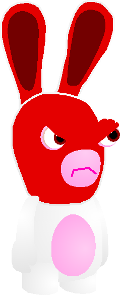 Peach Rabbit Getting Mad Super Angry Rabbid! by relyoh1234 on DeviantArt