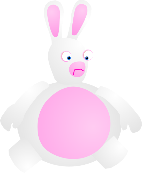 Inflated Raving Rabbid by relyoh1234 on DeviantArt