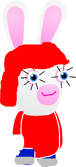 Rabbid Mei with Red Hair by relyoh1234 on DeviantArt
