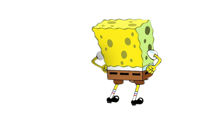 SpongeBob Back View PNG by relyoh1234 on DeviantArt