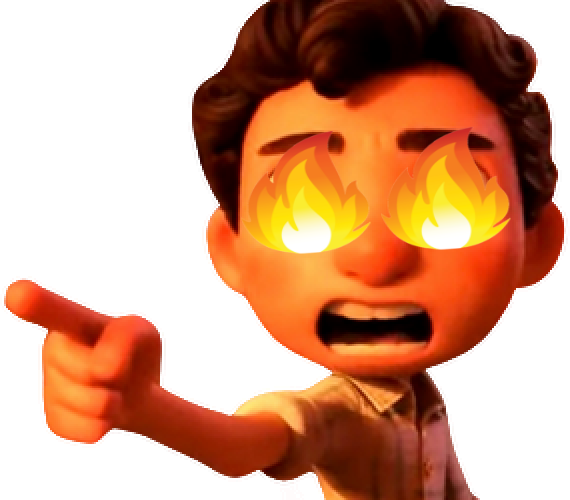 Angry Luca Paguro With Fire Eyes PNG by relyoh1234 on DeviantArt