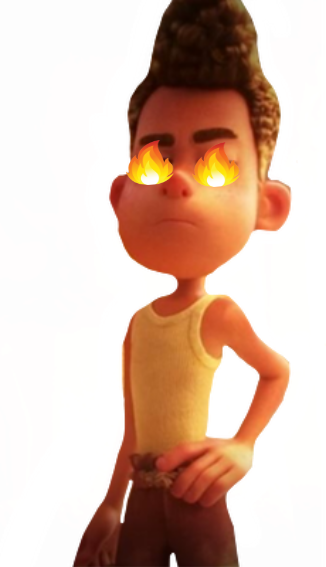 Angry Luca Paguro With Fire Eyes PNG by relyoh1234 on DeviantArt