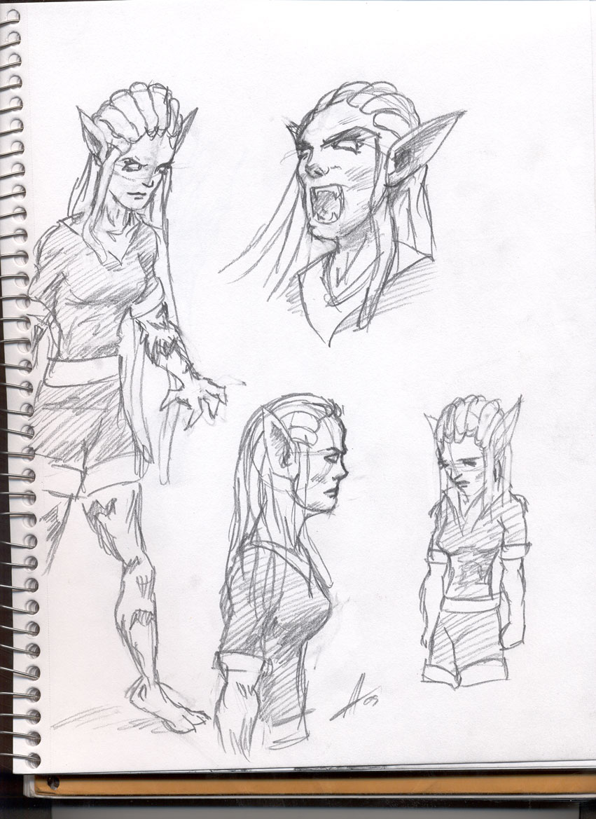 Annimelle sketches