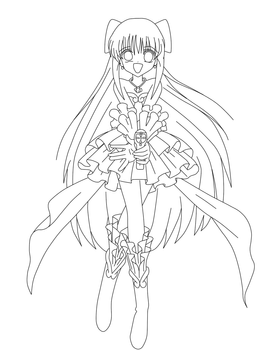 Serena Himemiya Lineart