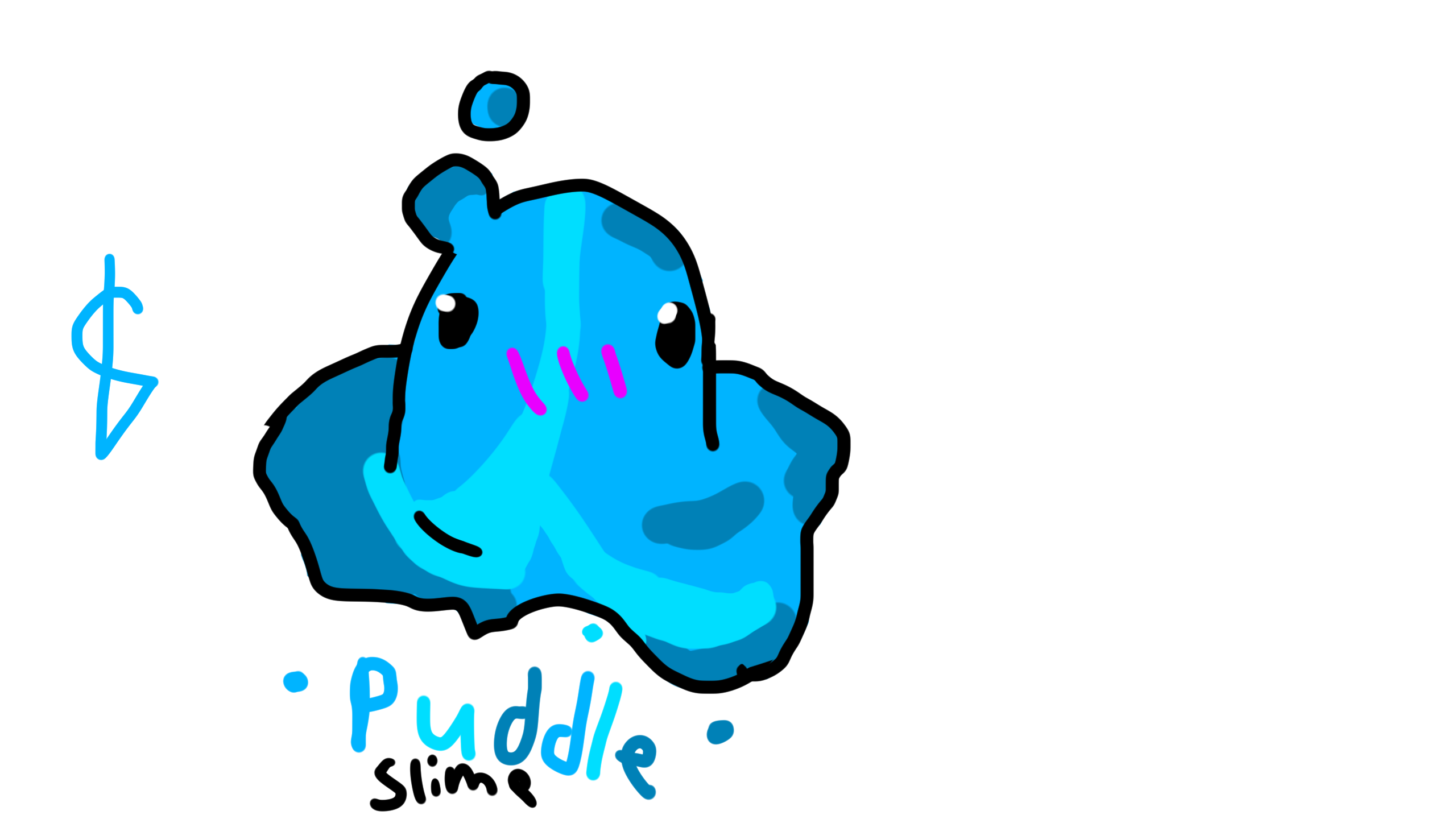Puddle Slime by Scythsian on DeviantArt