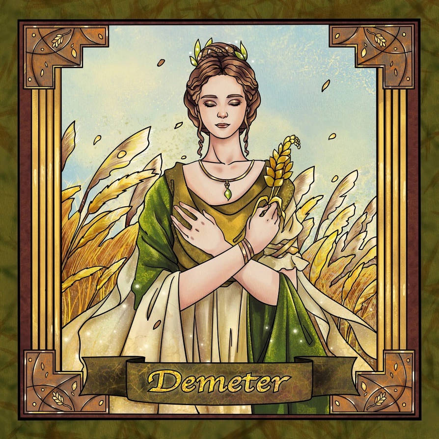 Demeter, Goddess of Harvest by King-Yharim on DeviantArt
