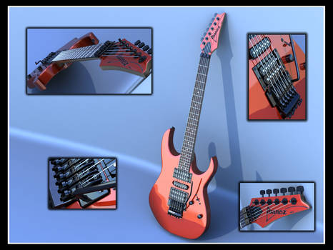 3D Ibanez Guitar - Final