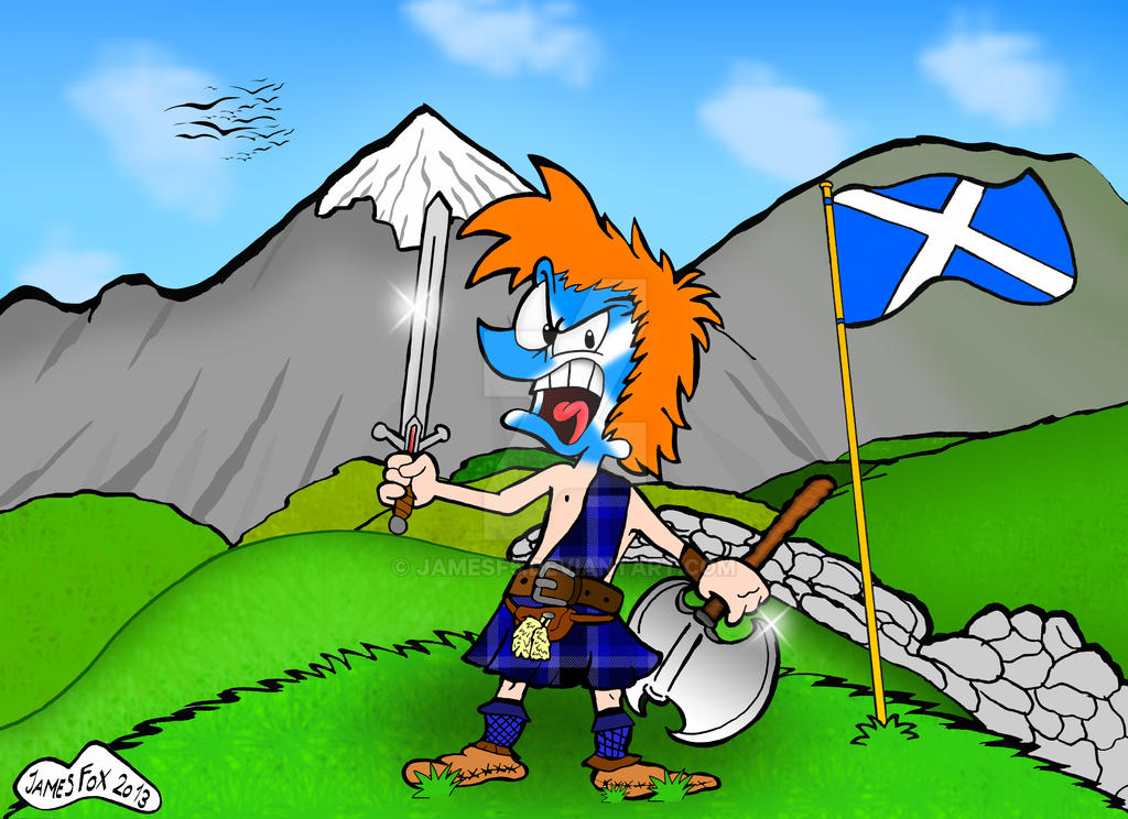 if Bobo was a Scottish Warrior