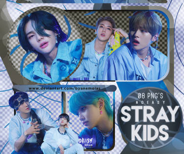 Stray Kids (NOEASY) - PNG PACK #26 by Anemoias