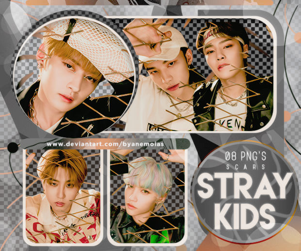 STRAY KIDS (Scars) - PNG PACK #28 by Anemoias by byAnemoias on DeviantArt