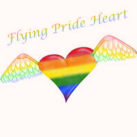 Flying Pride Heart