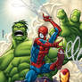 SpiderMan Hulk IronMan