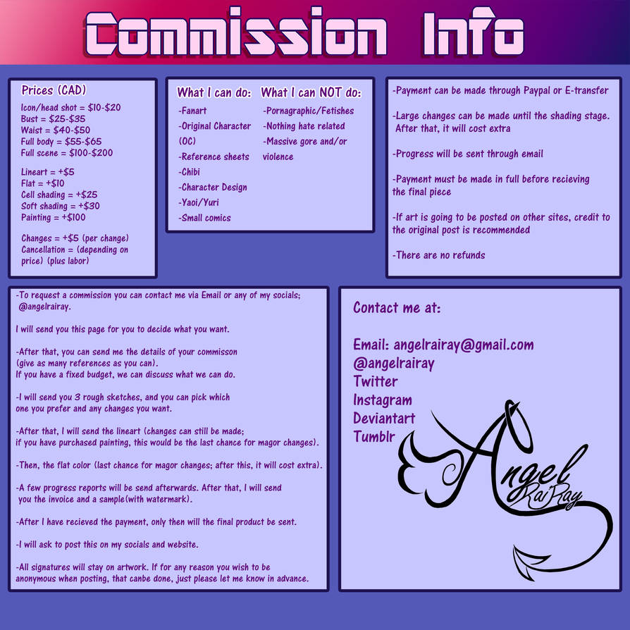 Commission Info